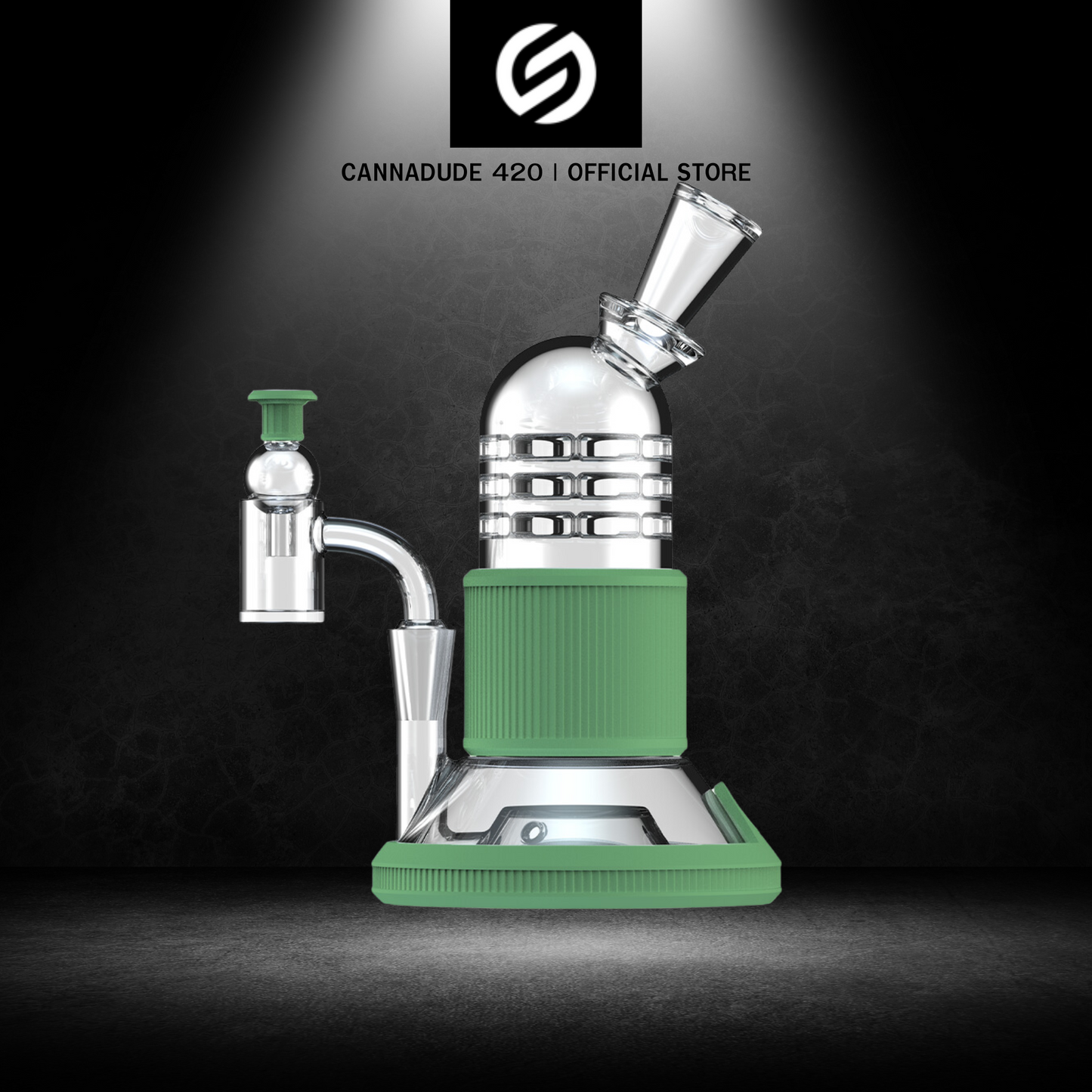 SOFTGLASS - Tandem Rig Kit Mason Perc - Pistachio