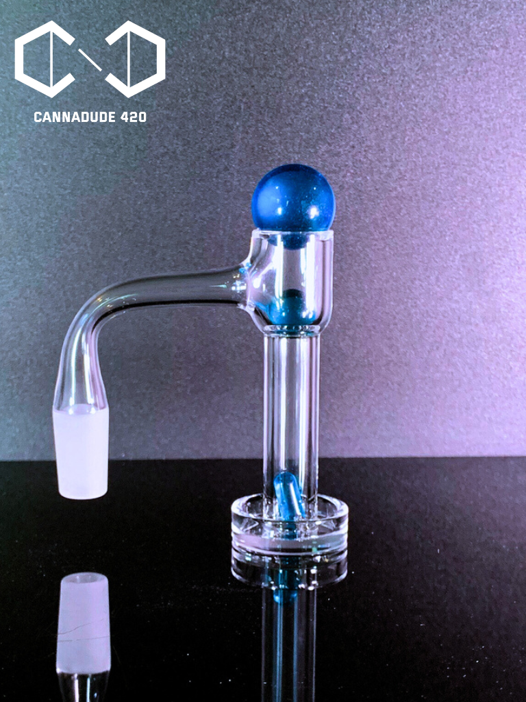 Colored Terp Slurper Marble Set 20mm Carb Cap For Quartz Banger