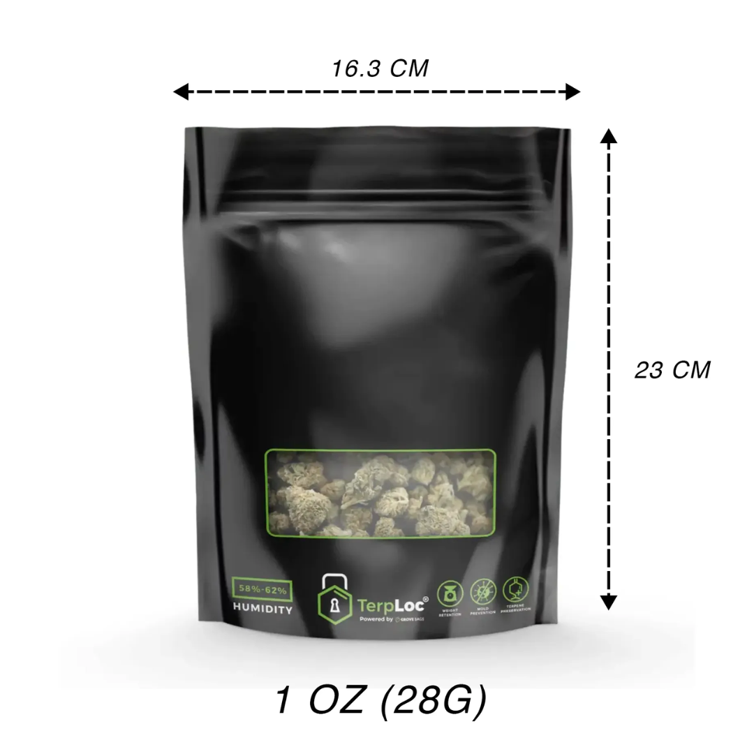 Grove Bags TerpLoc 1 Ounce Window Pouch – Single