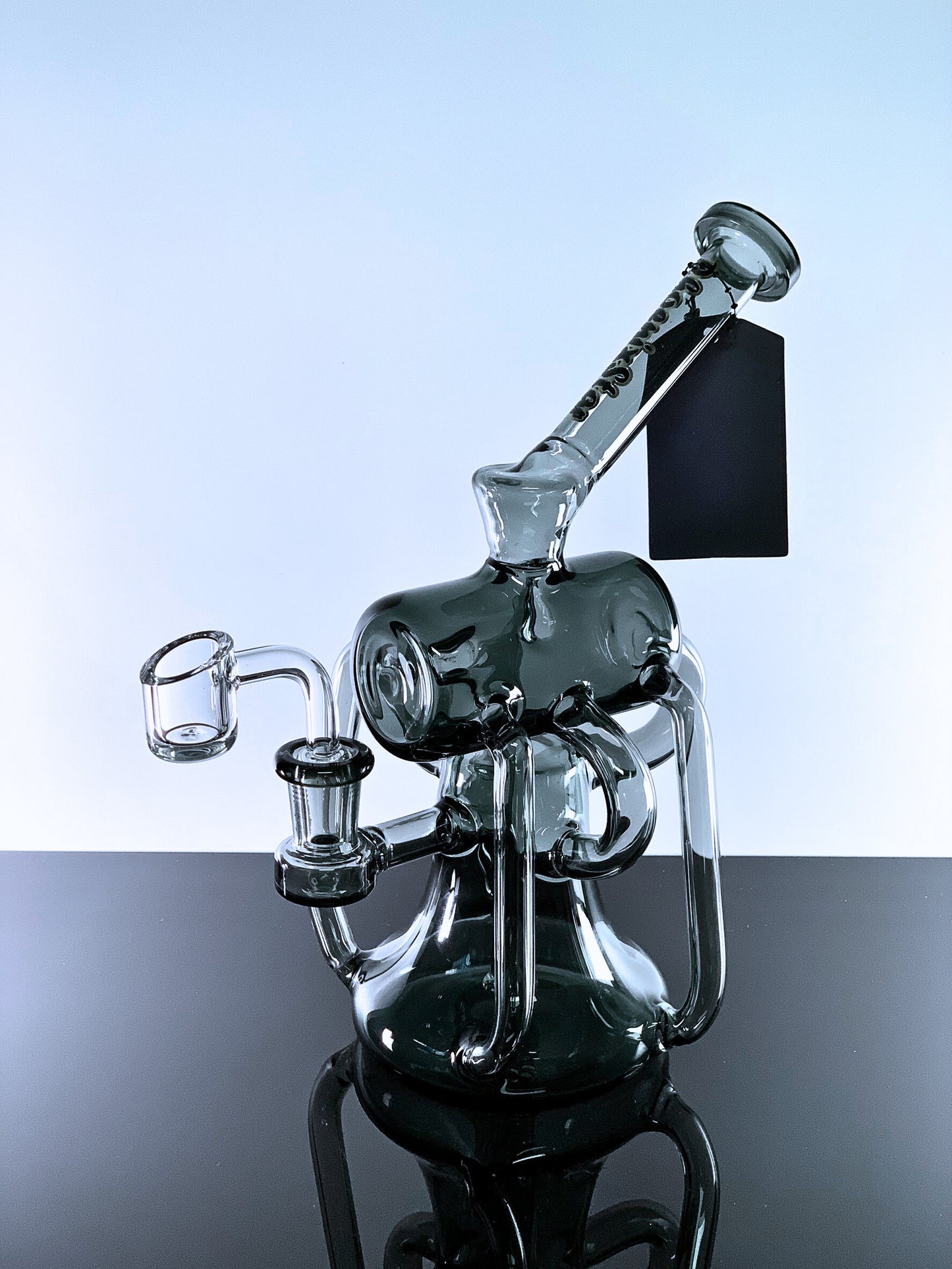Recycler Spike Tube Dab Rig 8 Inches