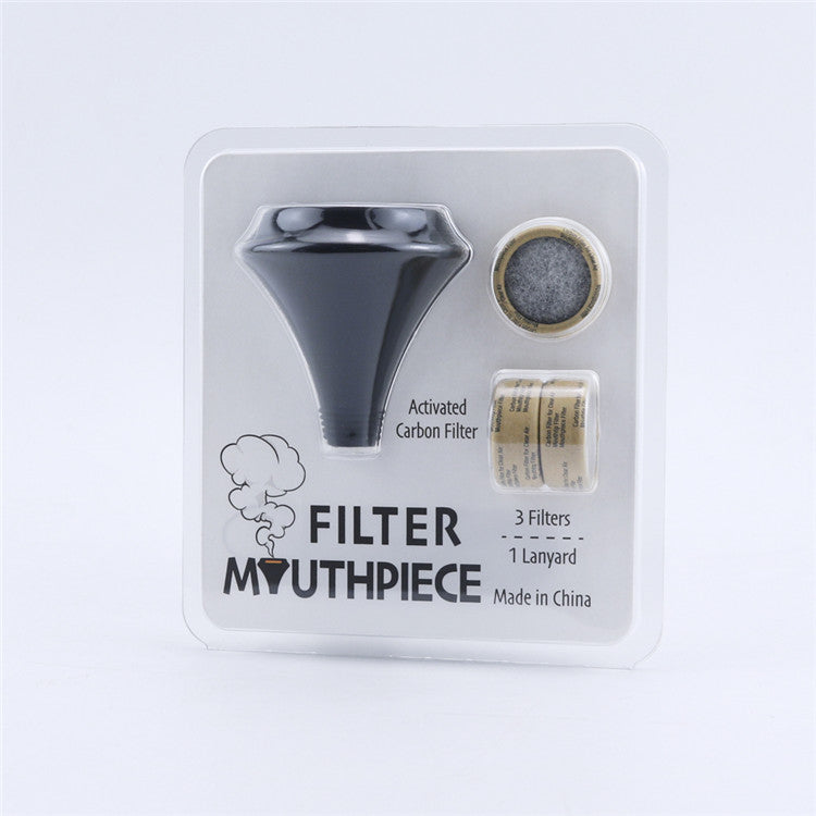 Silicone Mouth Peace with activated carbon filter