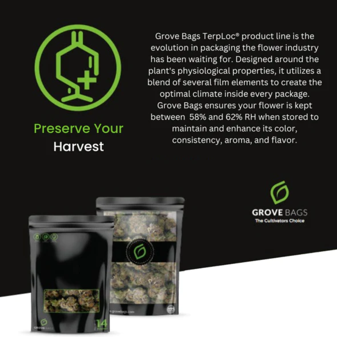 Grove Bags TerpLoc 1/2 Pound Window Pouch – Single