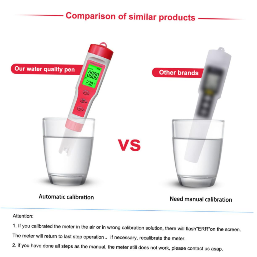 4in1 Waterproof TDS PH EC Temperature Meter