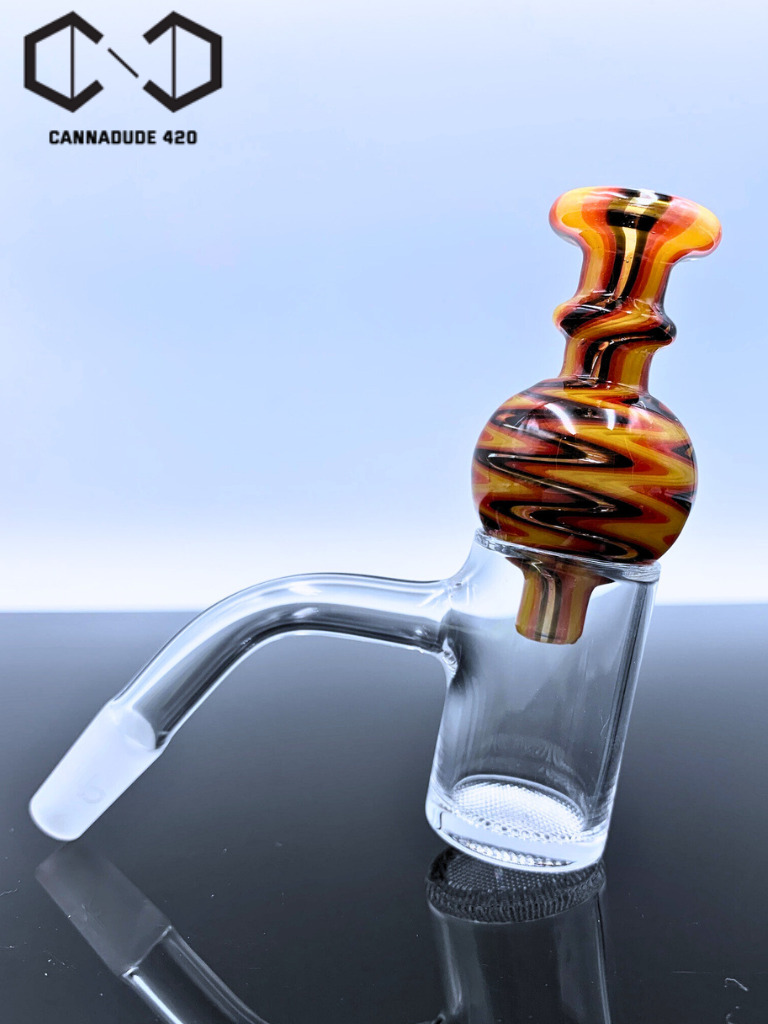 Heady Glass Bubbles Carb Cap For Quartz Banger
