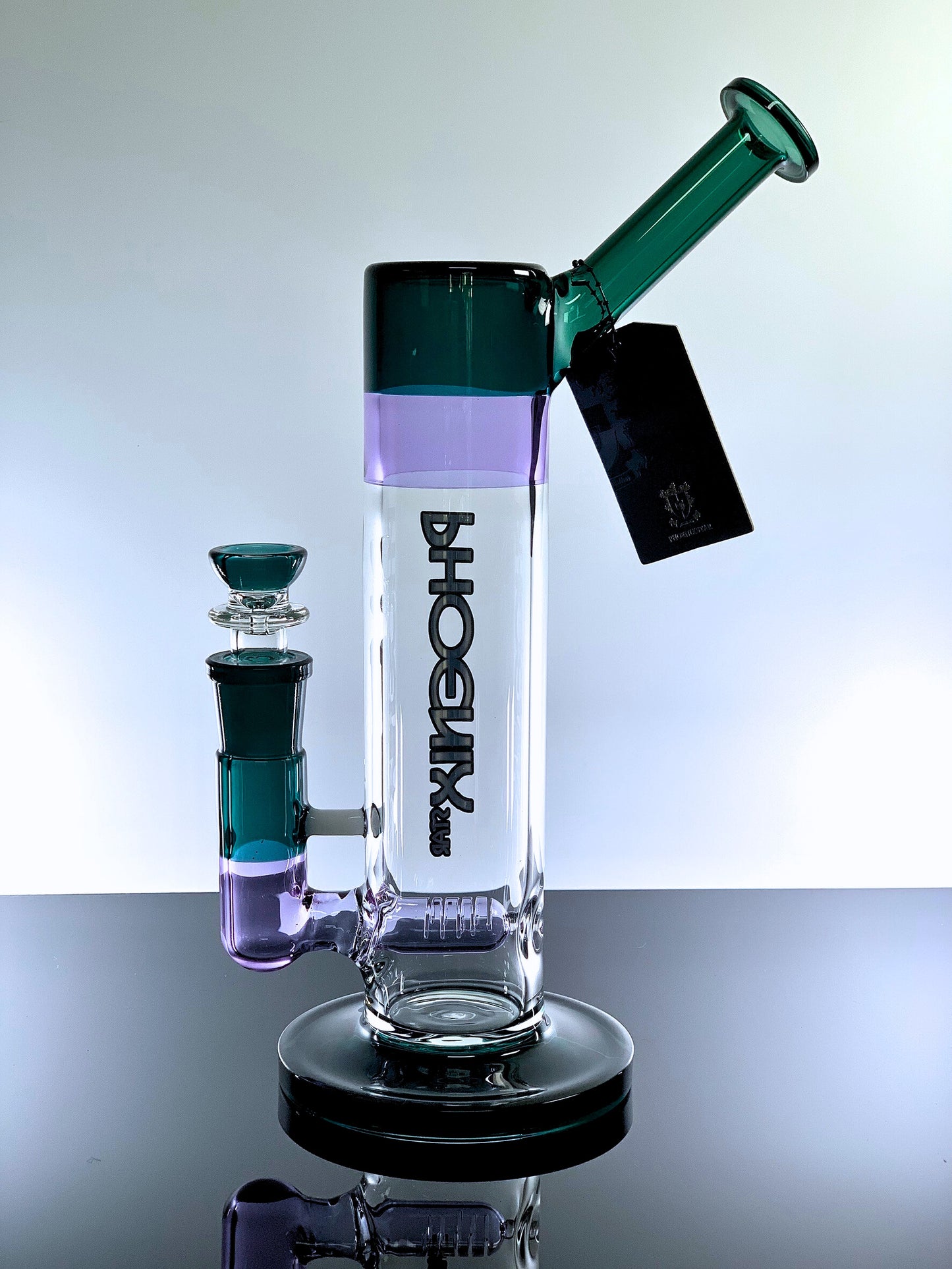 Phoenix Dab Rig with Golden Design 11.8 Inches
