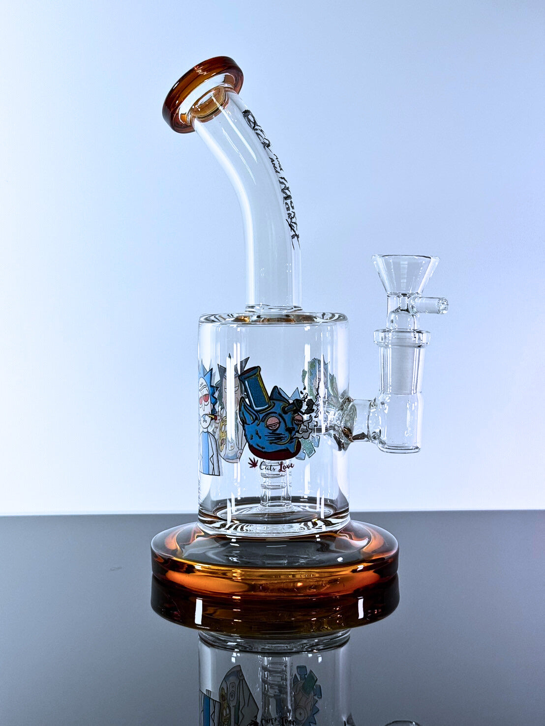 Rick & Morty Mini Dab Rig 8 Inches