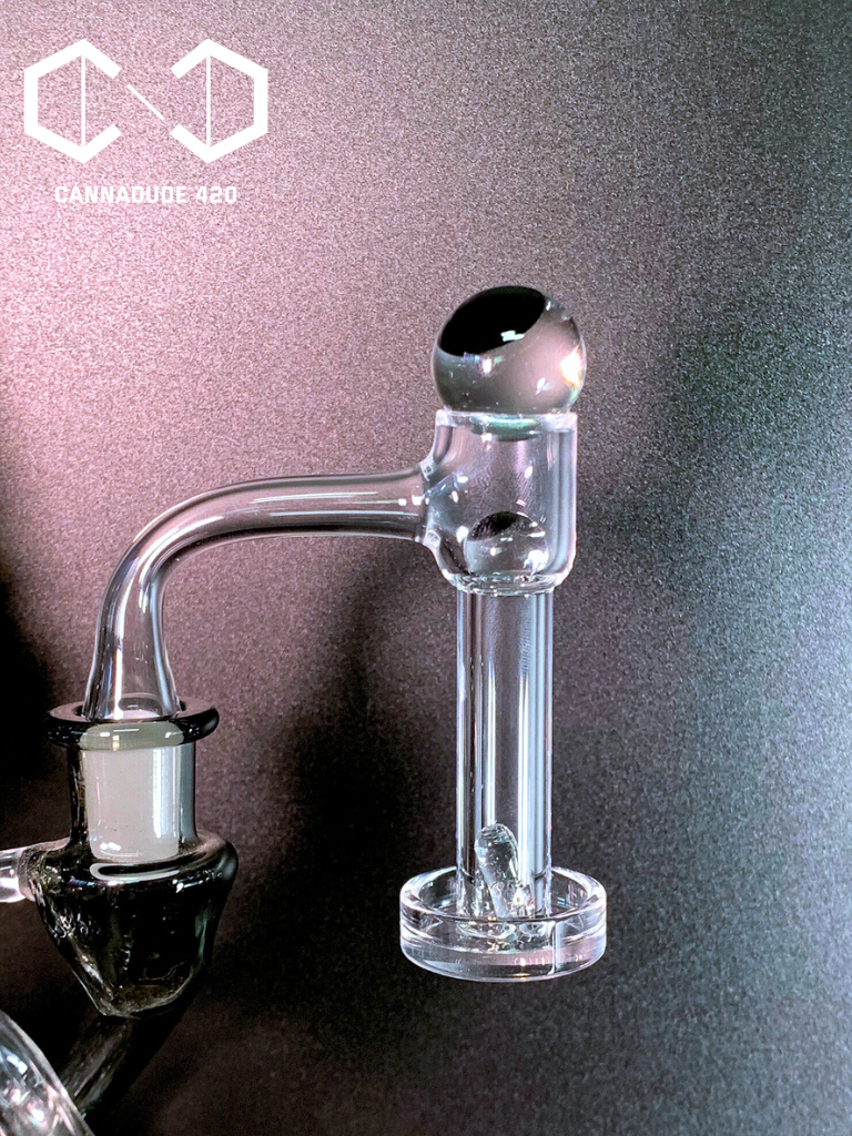 Galaxy Dichro V.2 Glass Terp Slurper Set 22mm Carb Cap For Quartz Banger
