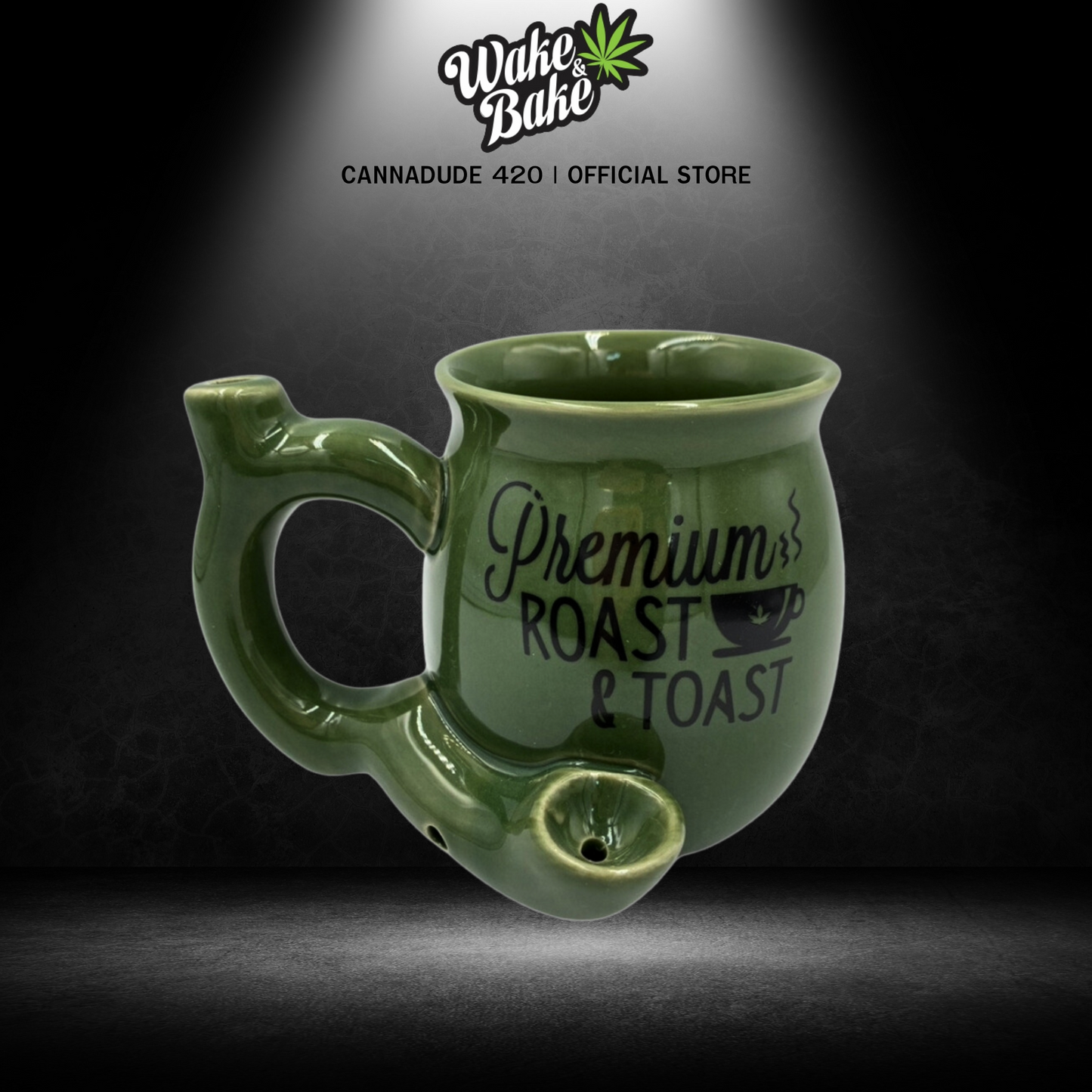 WAKE AND BAKE COFFEE CUP PIPE