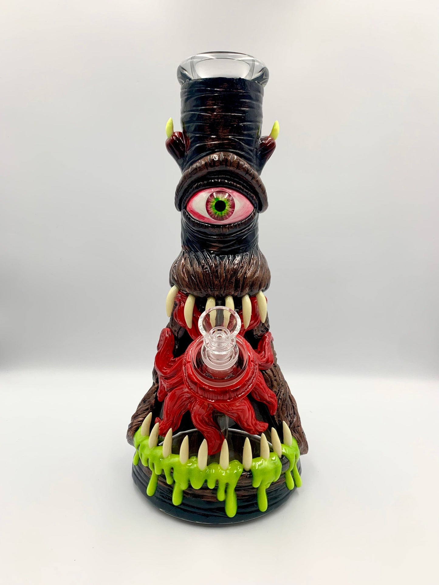 3D Glow in the Dark Monster Bong 12.5 Inches