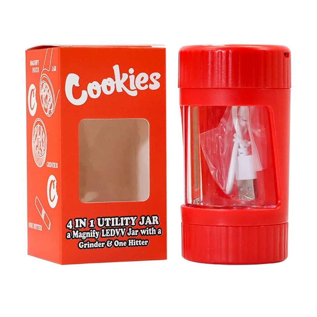 กระปุกโหล Cookies 4-IN-1 Utility Magnifying Stash Jar