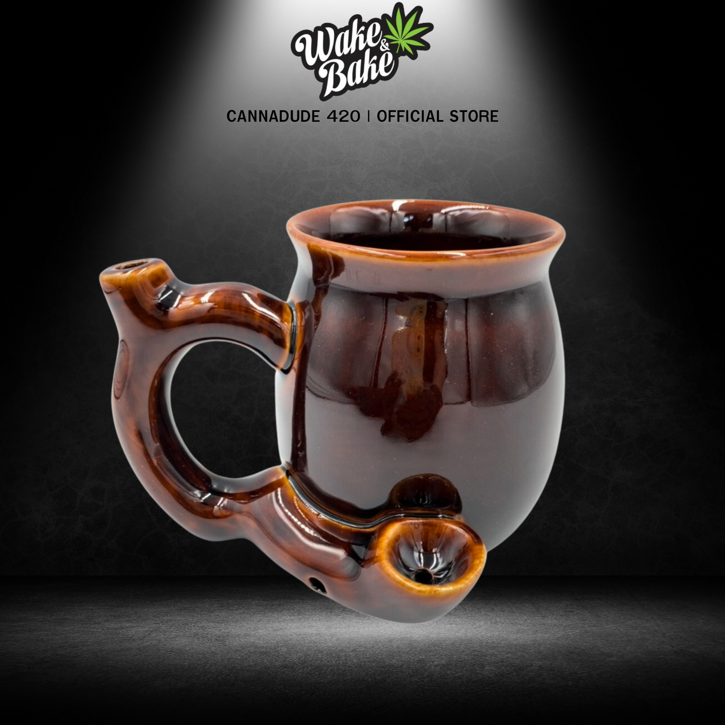 WAKE AND BAKE COFFEE CUP PIPE
