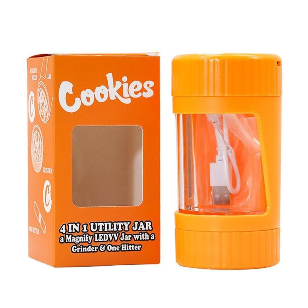 กระปุกโหล Cookies 4-IN-1 Utility Magnifying Stash Jar