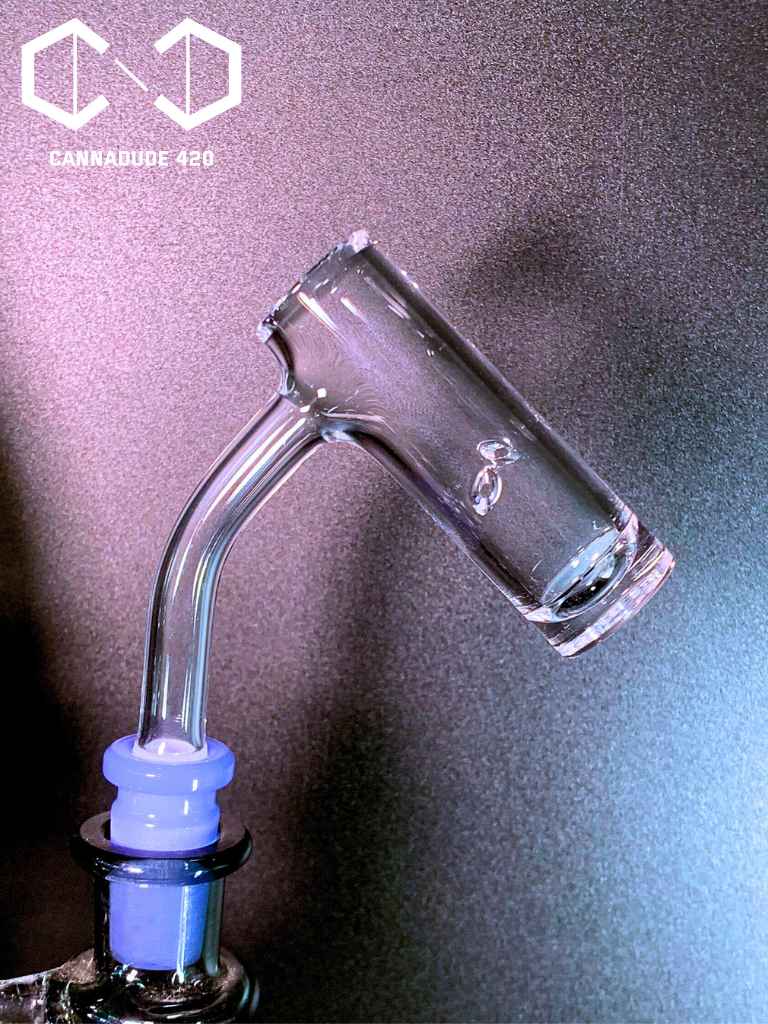 Quartz Banger Full Weld Clear Concave Auto Spinner