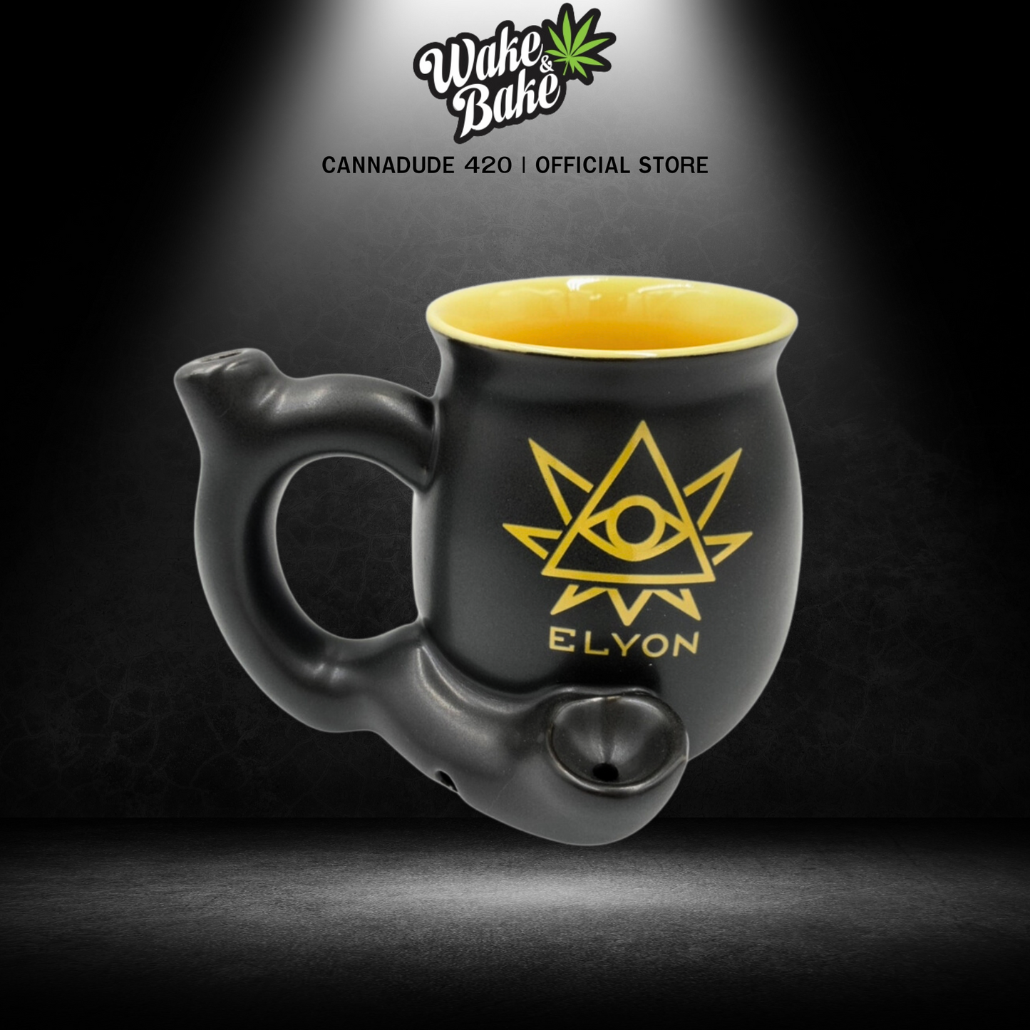 WAKE AND BAKE COFFEE CUP PIPE