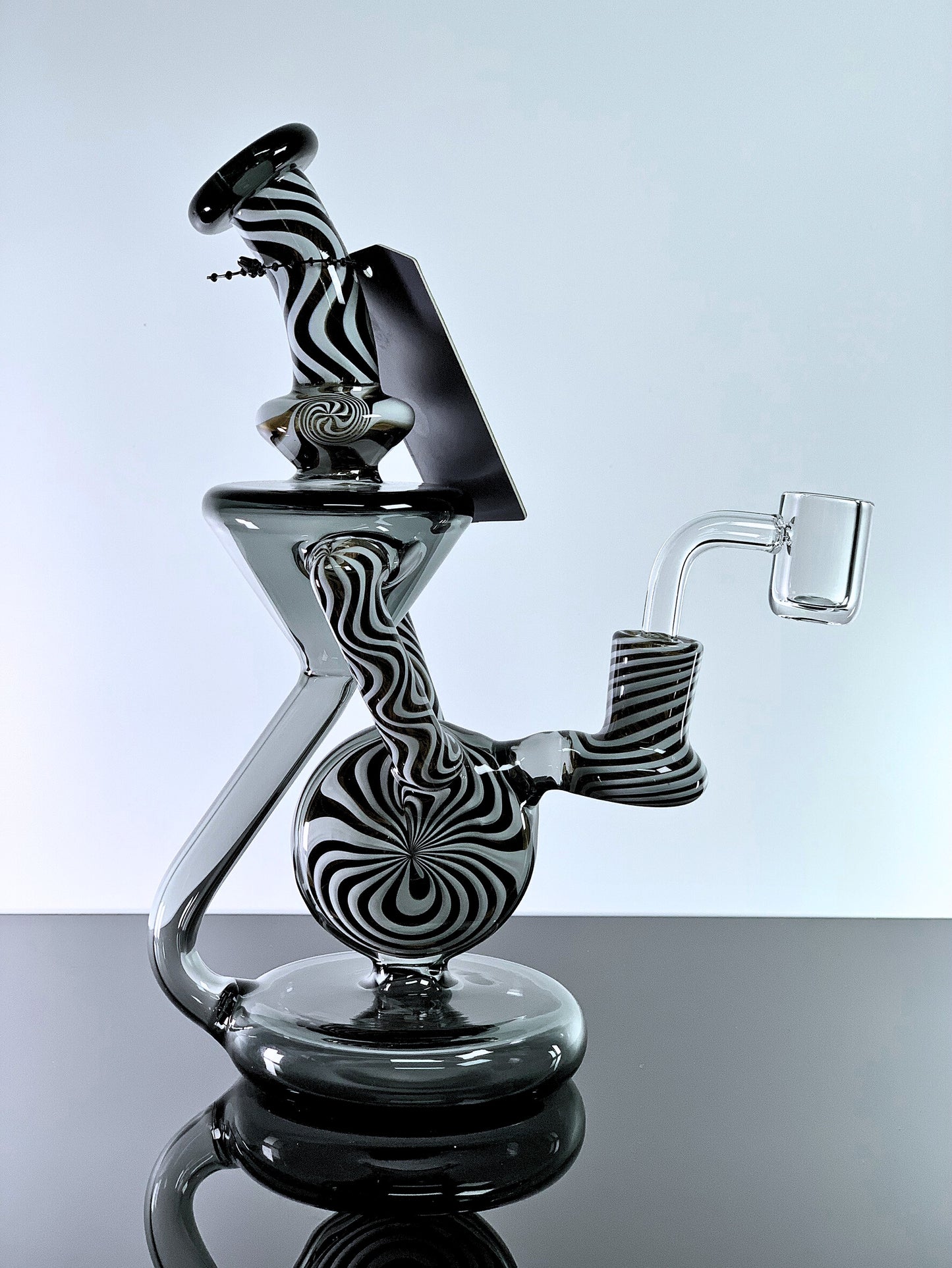 Reb Bull Recycler Dab Rig 8 Inches