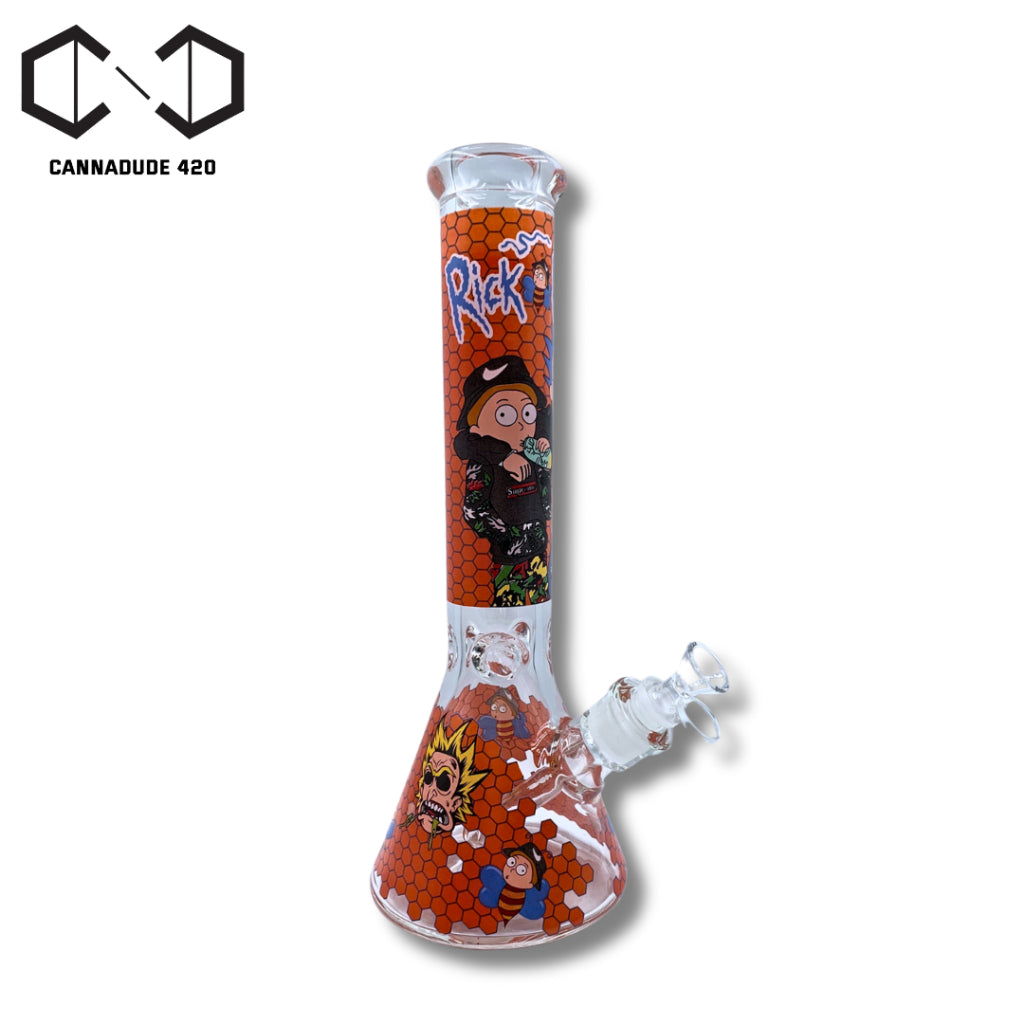 Rick & Morty Beaker Glass Bong 14 Inches