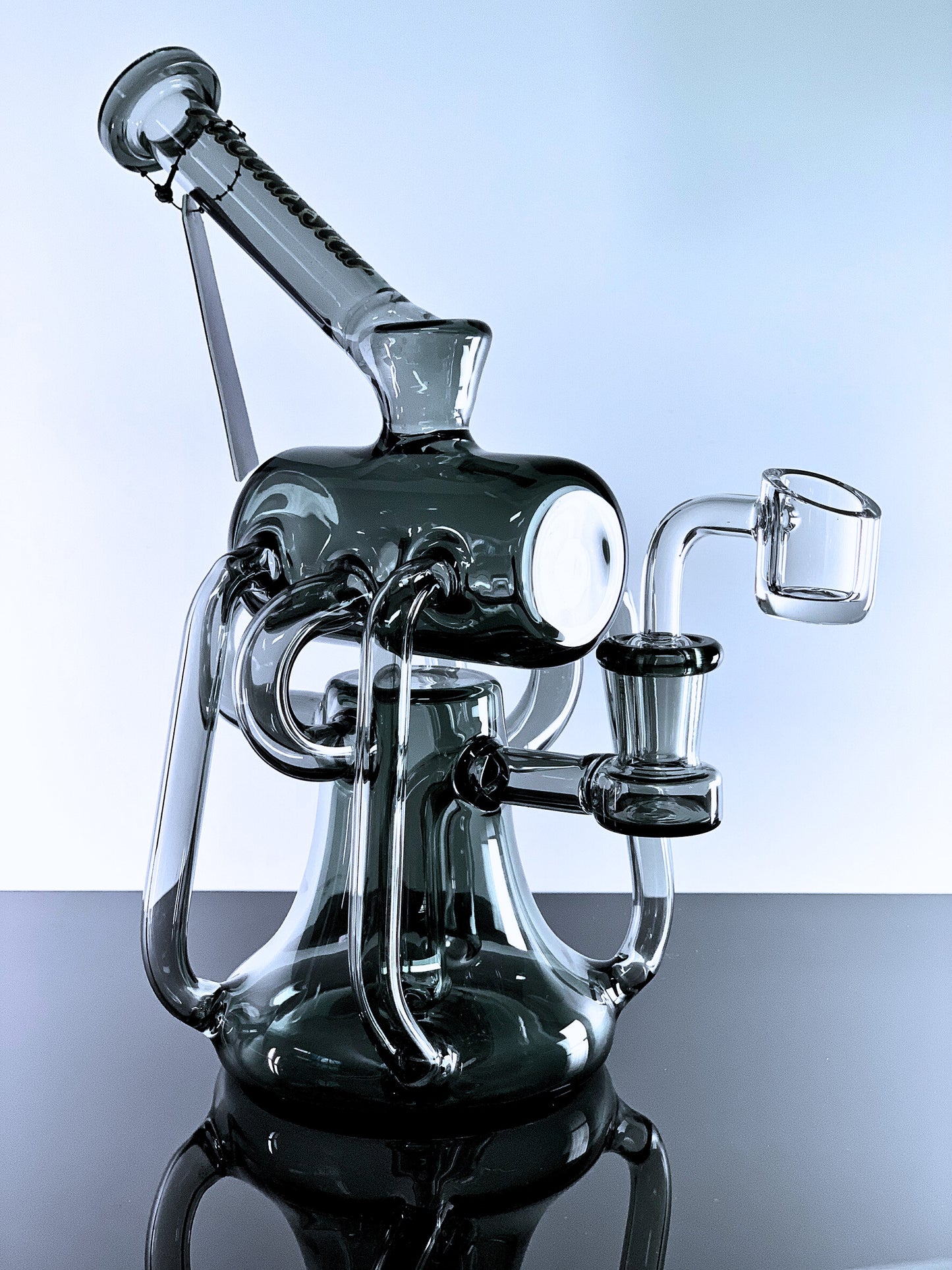 Recycler Spike Tube Dab Rig 8 Inches