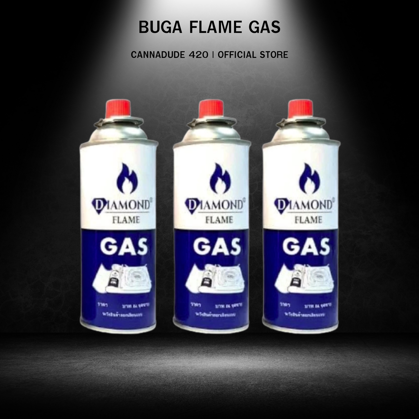 แก๊สกระป๋อง BUGA DIAMOND FLAME GAS