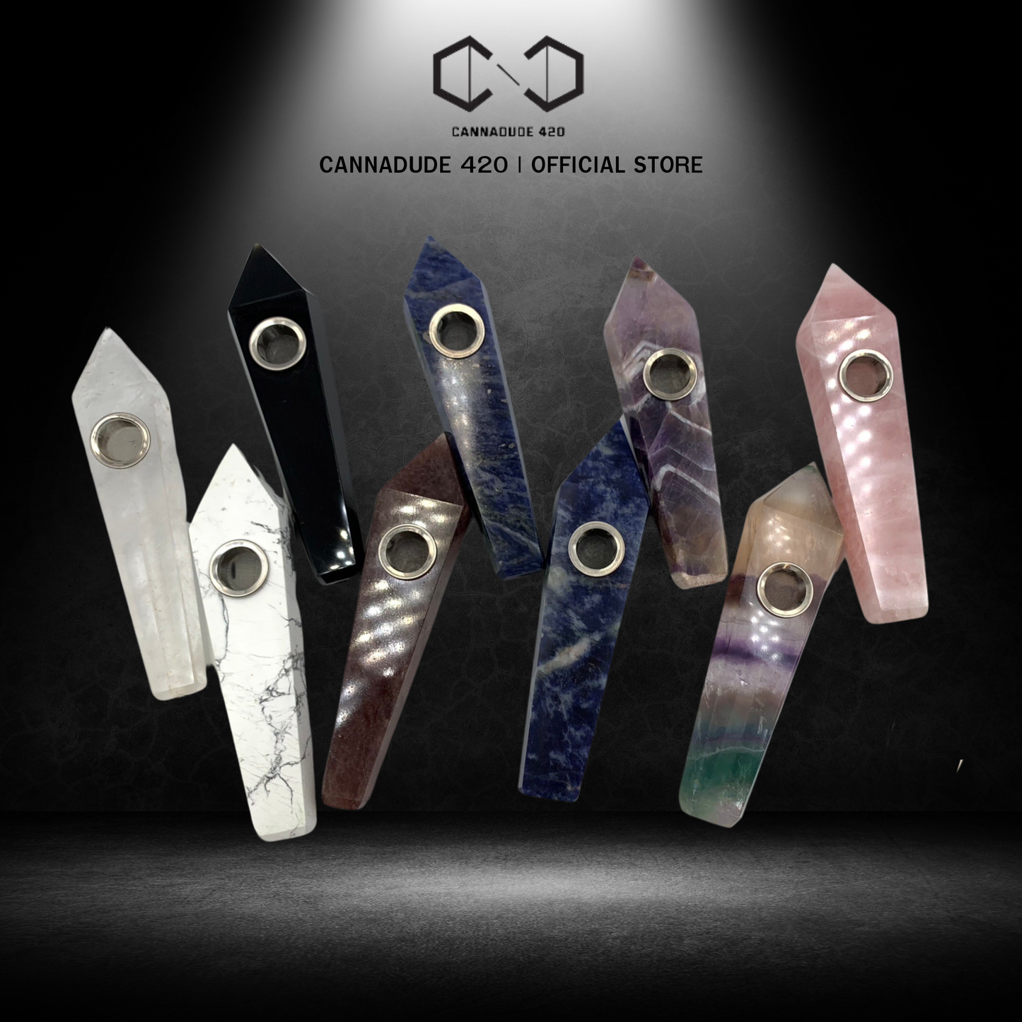 Cannadude 420 Crystal Pipe