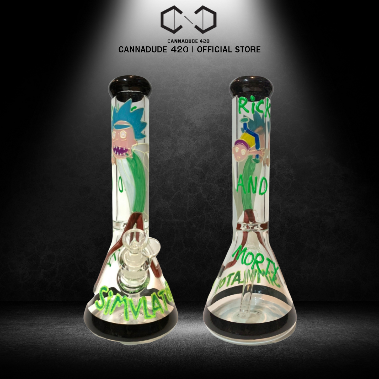Rick & Morty Beaker Style Grow in the dark 14 Inches