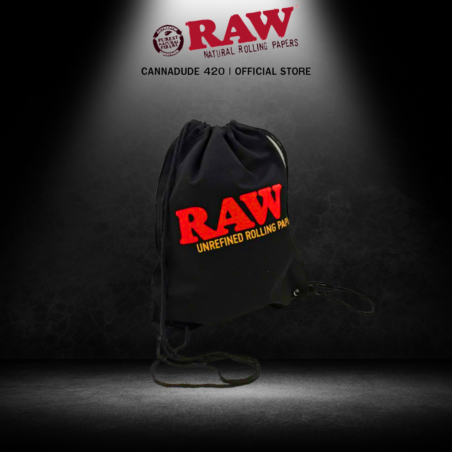 The RAW Drawstring Bag
