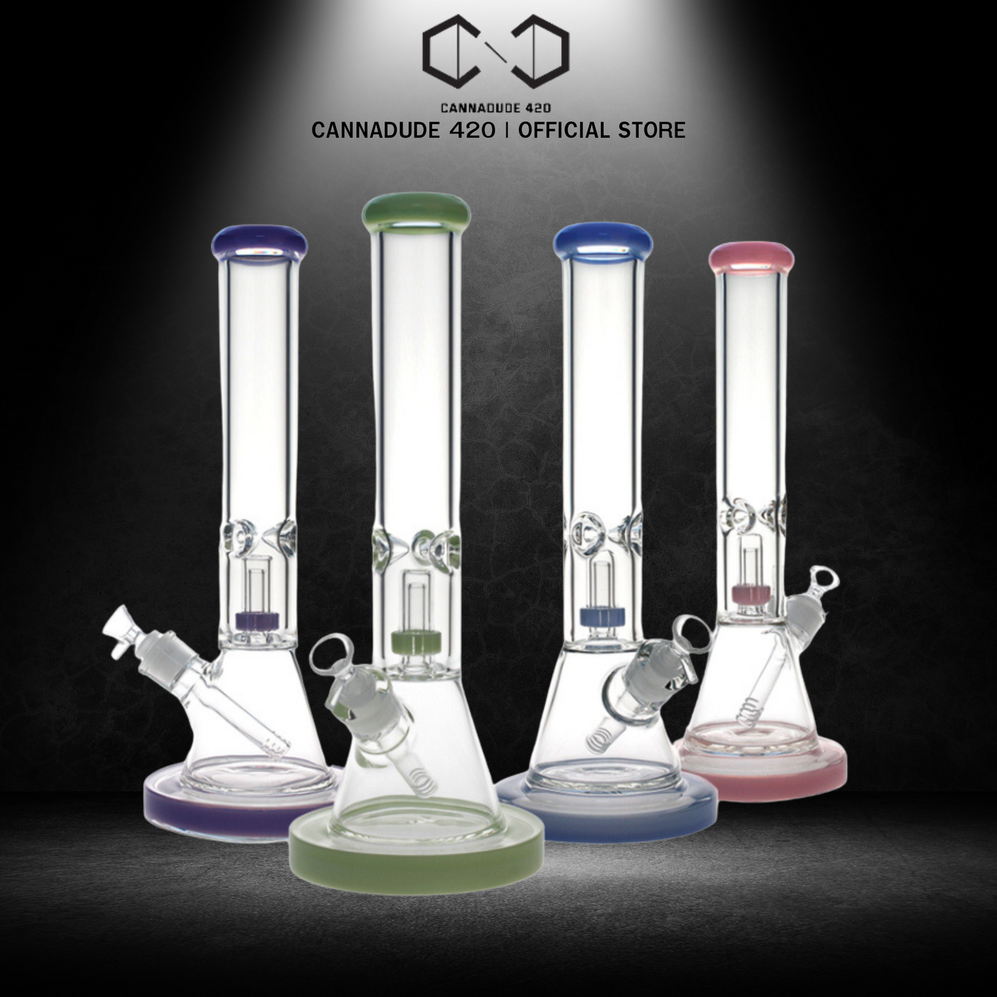 Shower Head Beaker Thick base 15 Inches