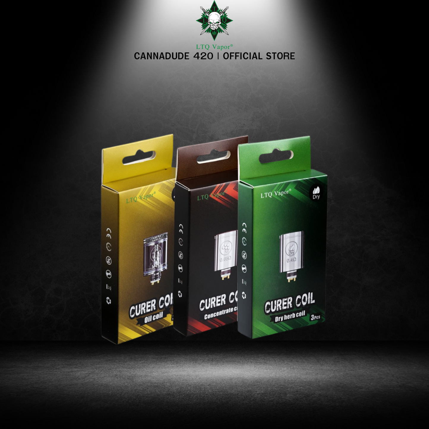 LTQ Vapor CURER Replacement Coils (3pcs/pack)