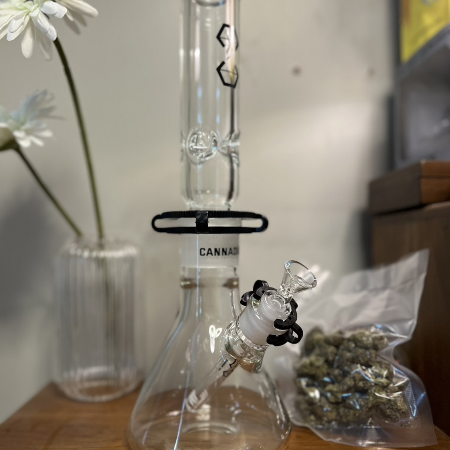 บ้องแก้ว Cannadude 420 Lego V.1 Beaker Glass Bong 16"