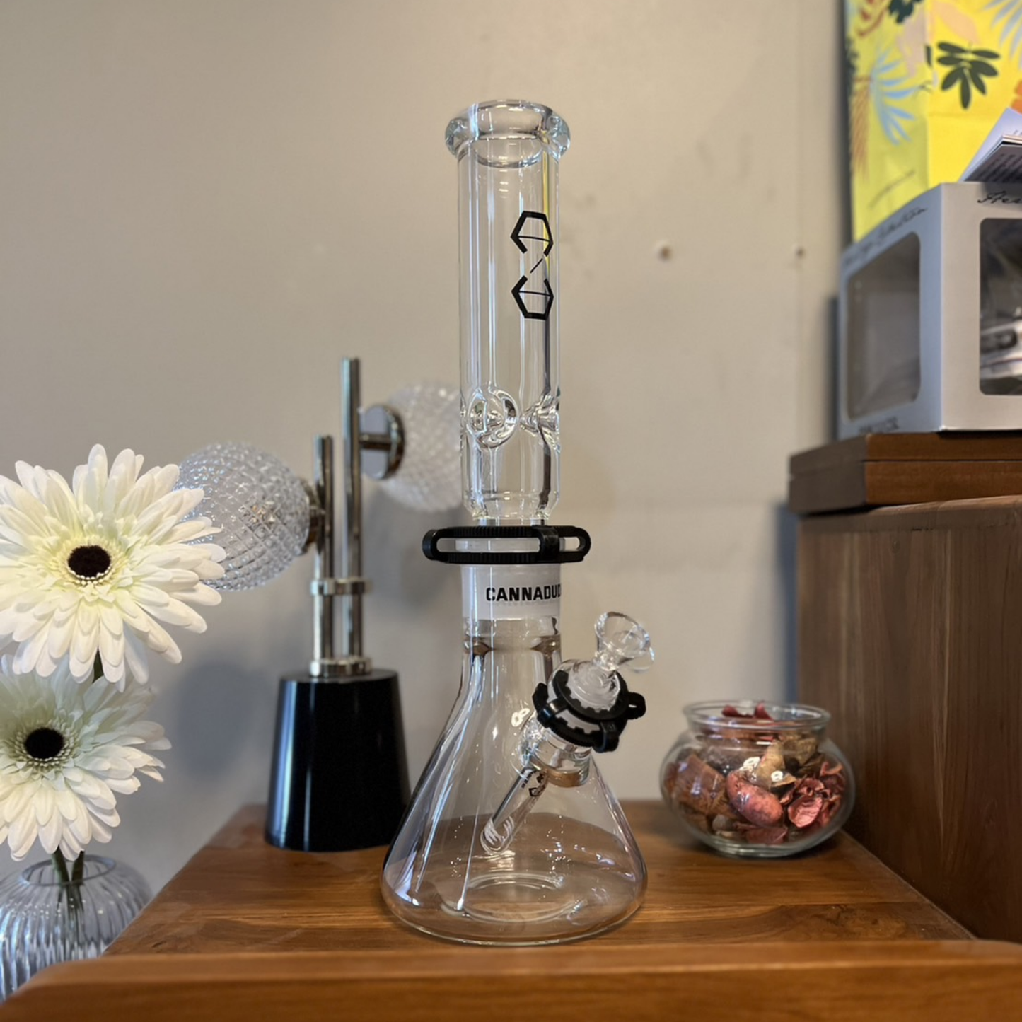 บ้องแก้ว Cannadude 420 Lego V.1 Beaker Glass Bong 16"