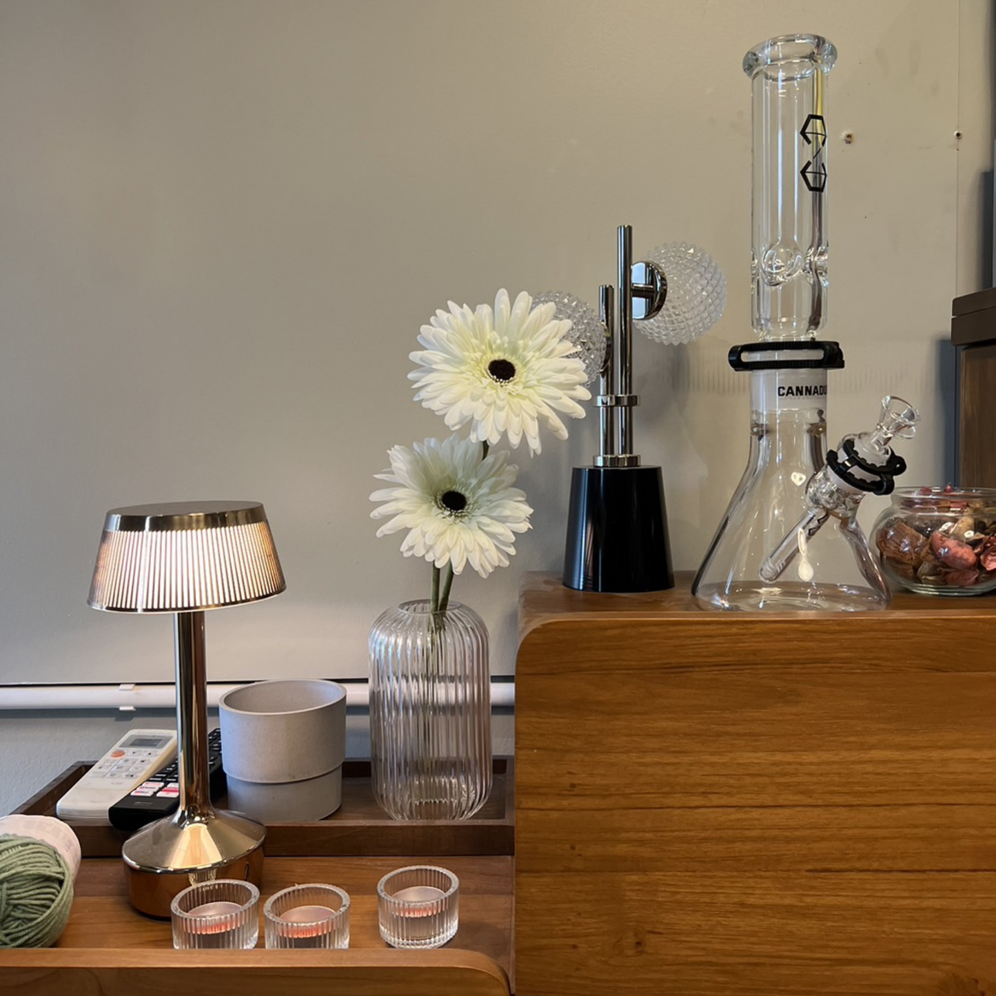 บ้องแก้ว Cannadude 420 Lego V.1 Beaker Glass Bong 16"