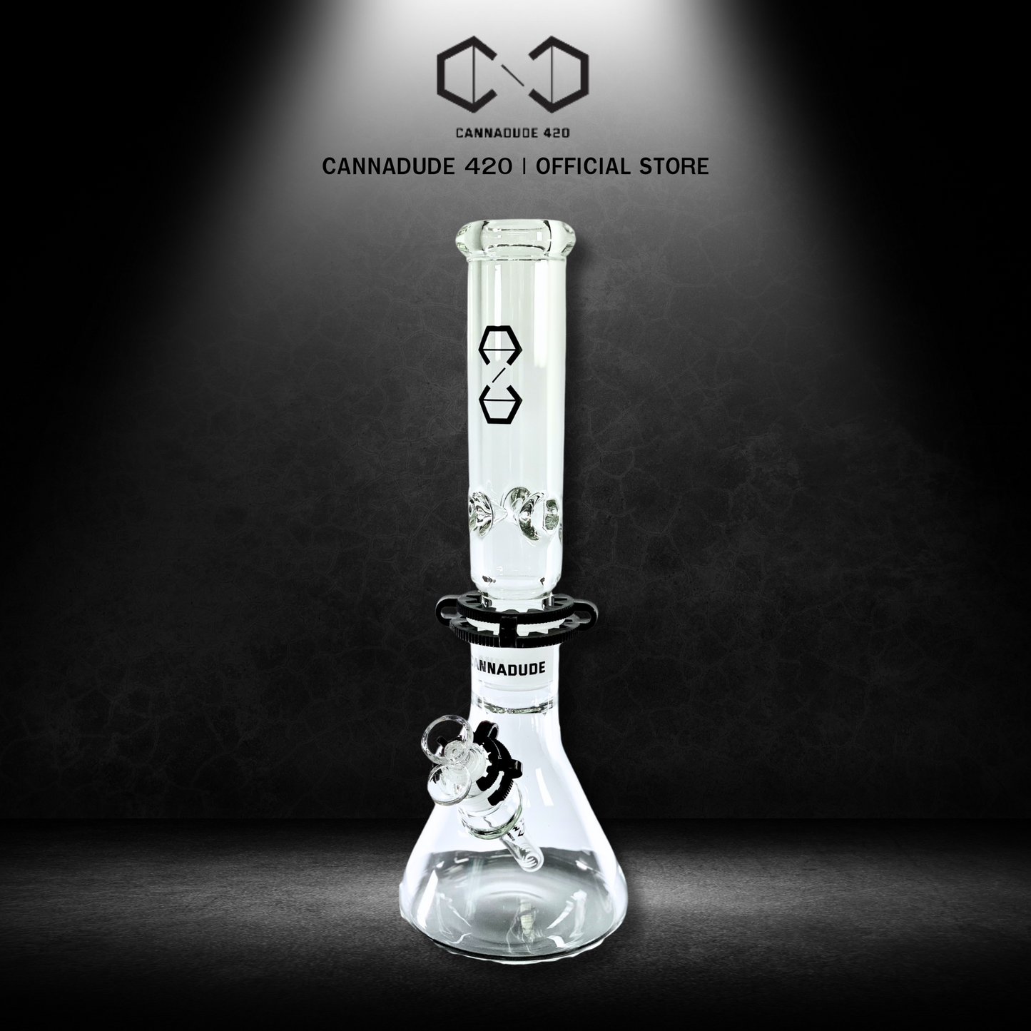 บ้องแก้ว Cannadude 420 Lego V.1 Beaker Glass Bong 16"