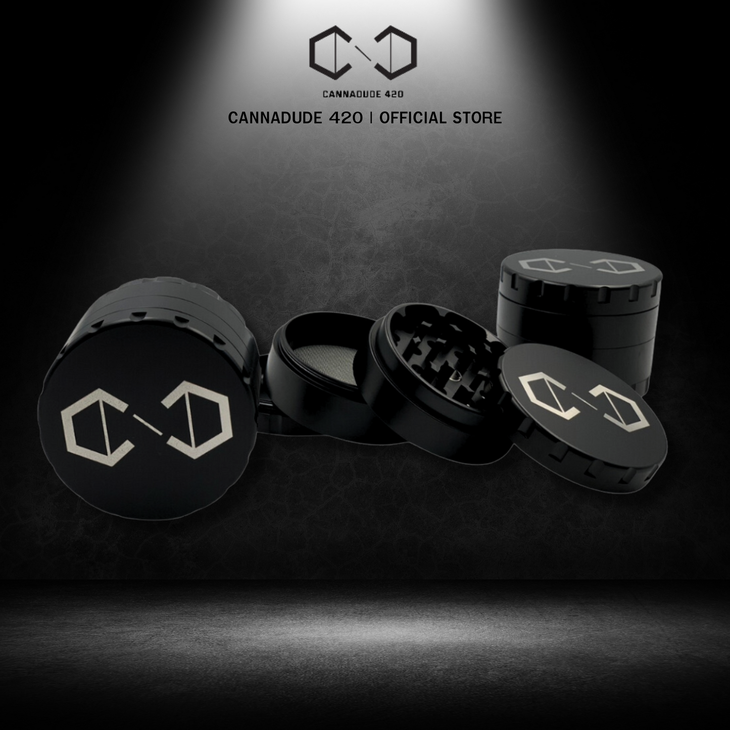 Cannadude 420 Stainless Steel High Quality Grinder 63 mm.