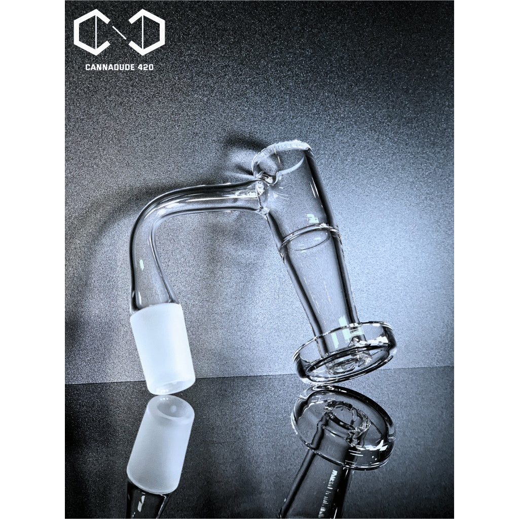 Quartz Banger Full Weld 70mm Tall Vortex Terp Slurper