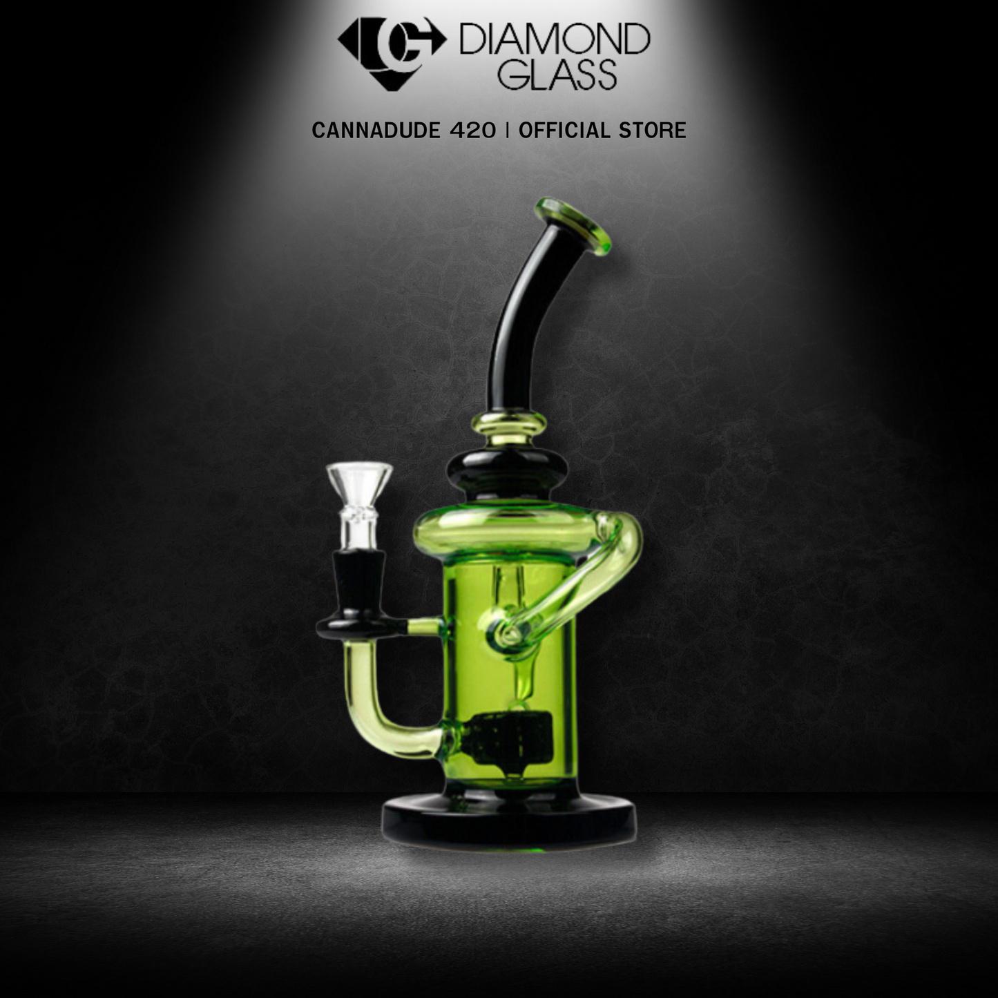 Recycler Dab Rig Matrix Perc 9 Inches