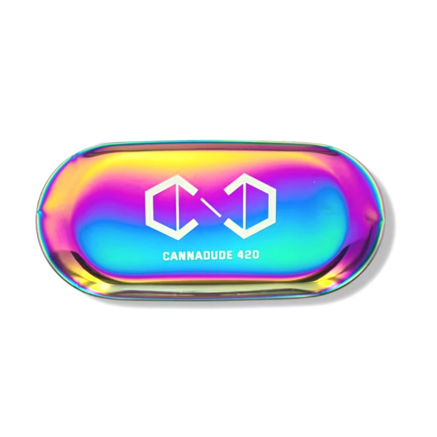 Cannadude 420 Metal Tray Chrome
