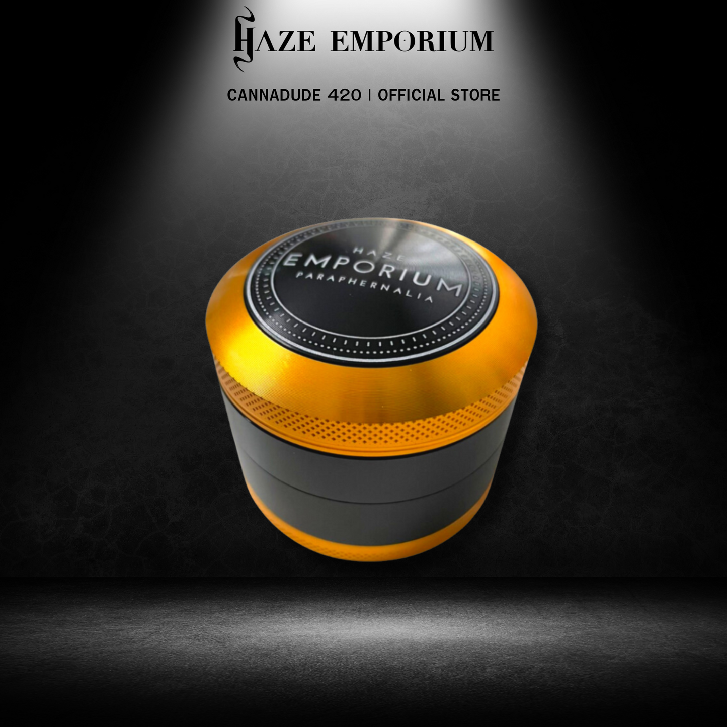 Haze Emporium GoldenBlack Grinder