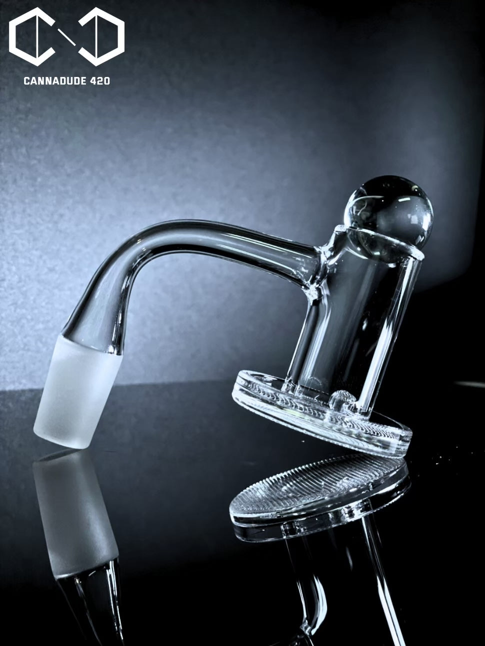 Quartz Banger Full Weld Grid Dish Charmer Set