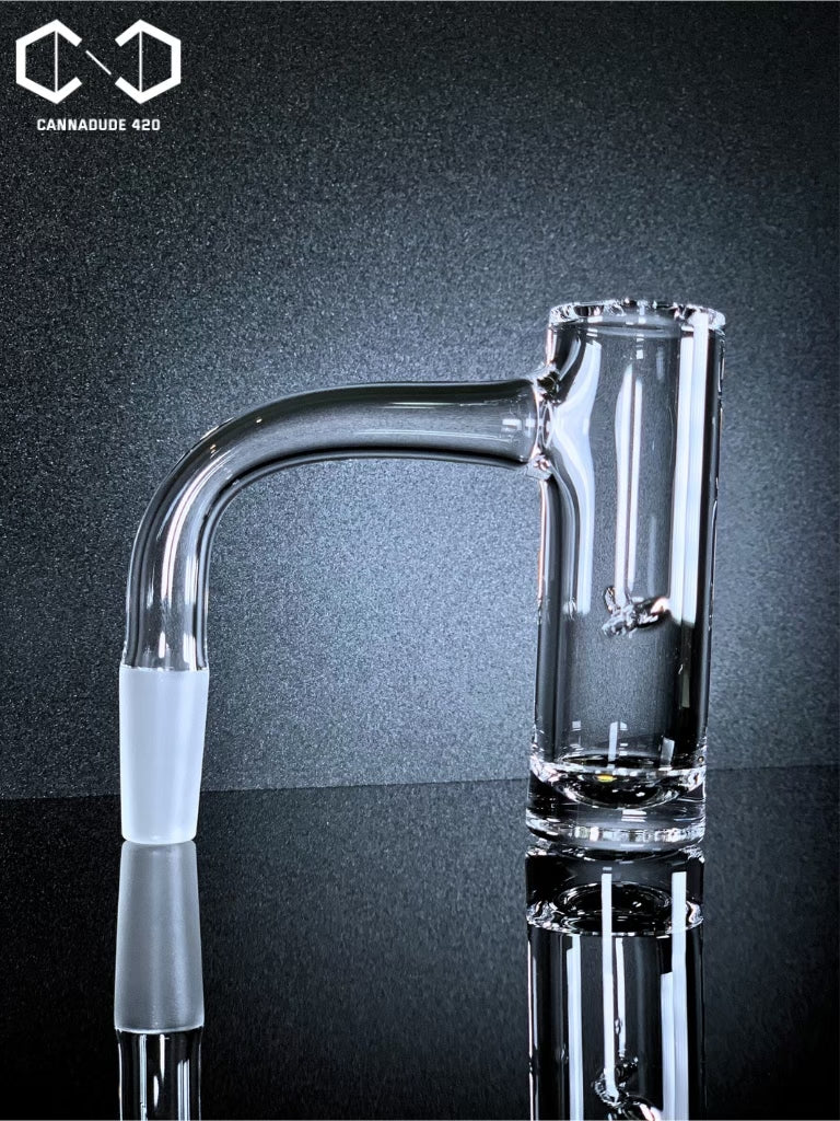 Quartz Banger Full Weld Clear Concave Auto Spinner