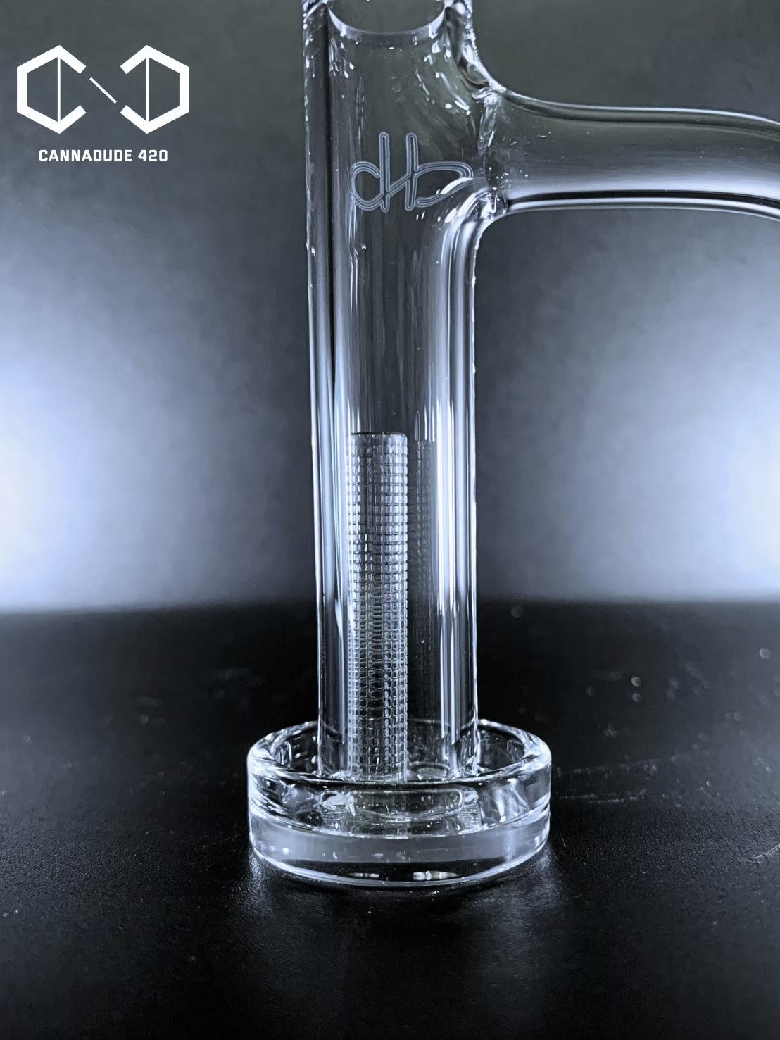Grid Engraved Quartz Terp Pillars