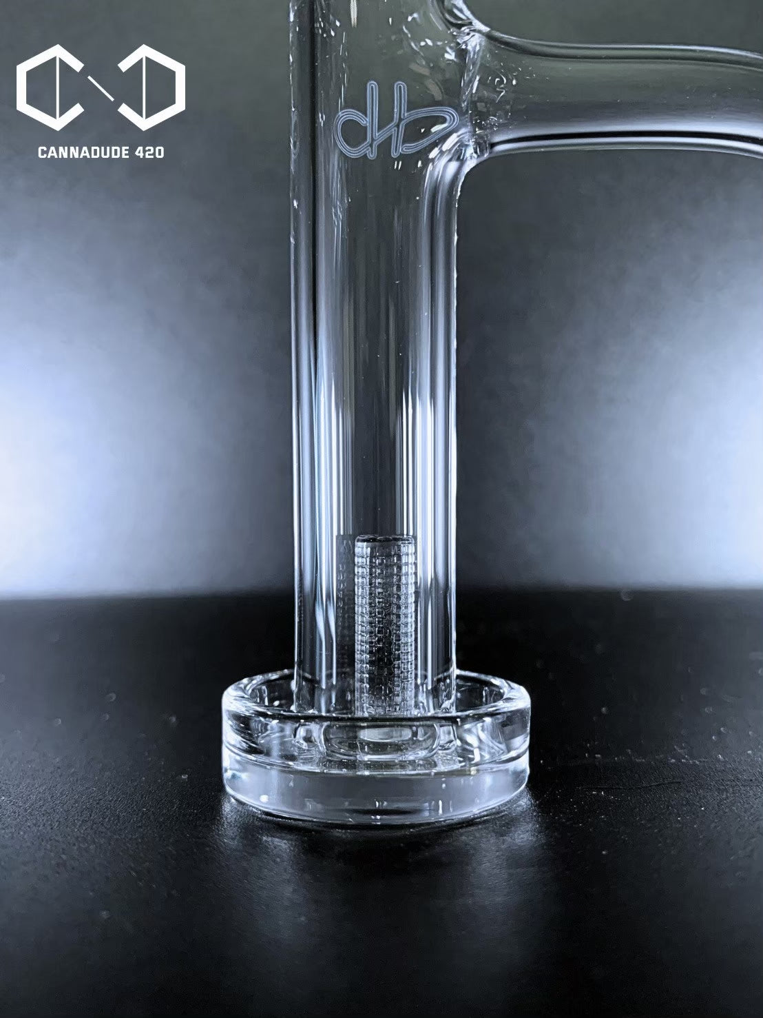 Grid Engraved Quartz Terp Pillars