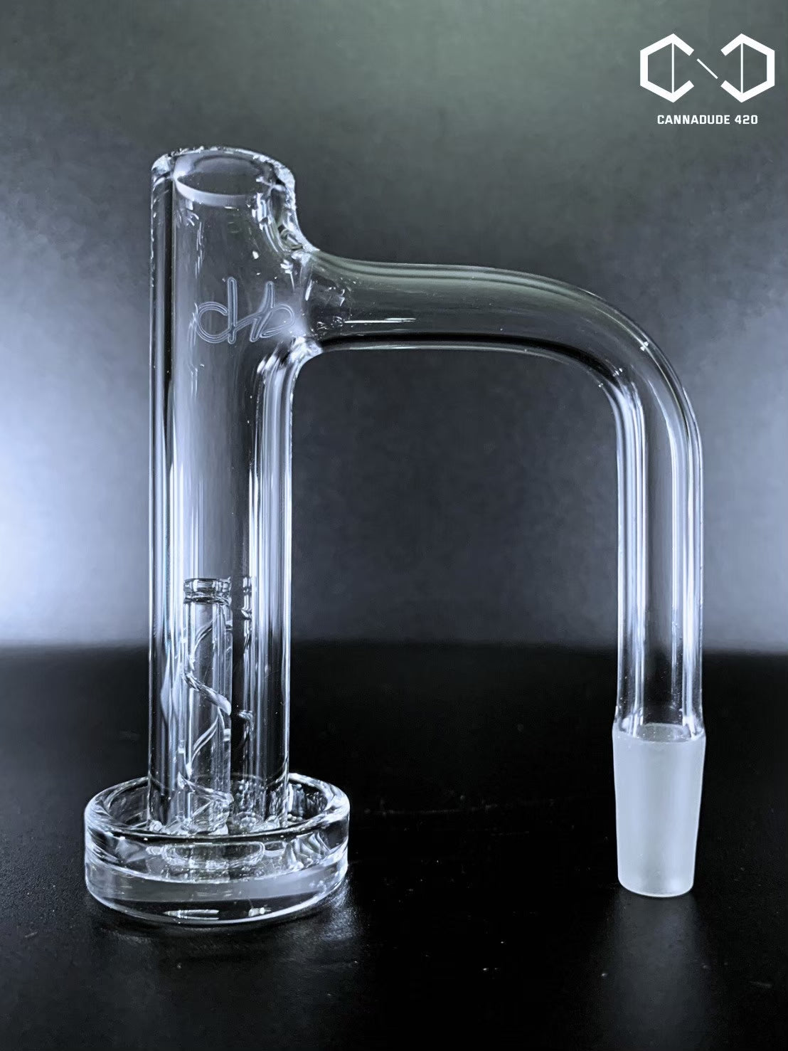 Spiral Deeply Engraved Quartz Terp Pillars