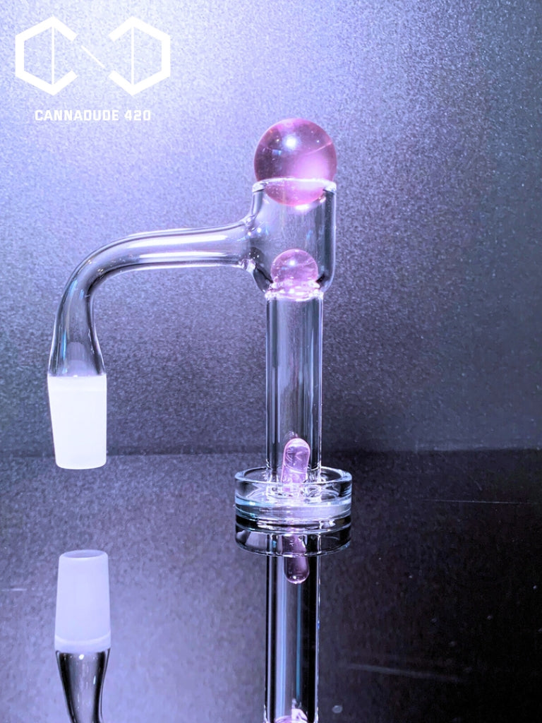 Colored Terp Slurper Marble Set 20mm Carb Cap For Quartz Banger