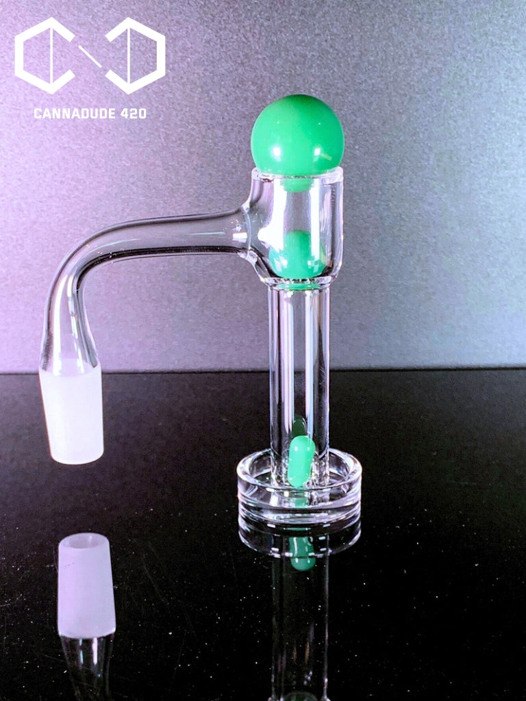 Colored Terp Slurper Marble Set 20mm Carb Cap For Quartz Banger