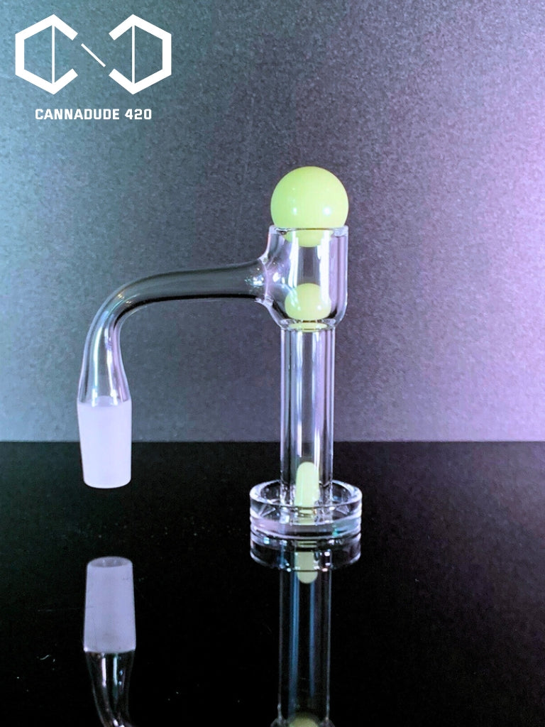 Colored Terp Slurper Marble Set 20mm Carb Cap For Quartz Banger