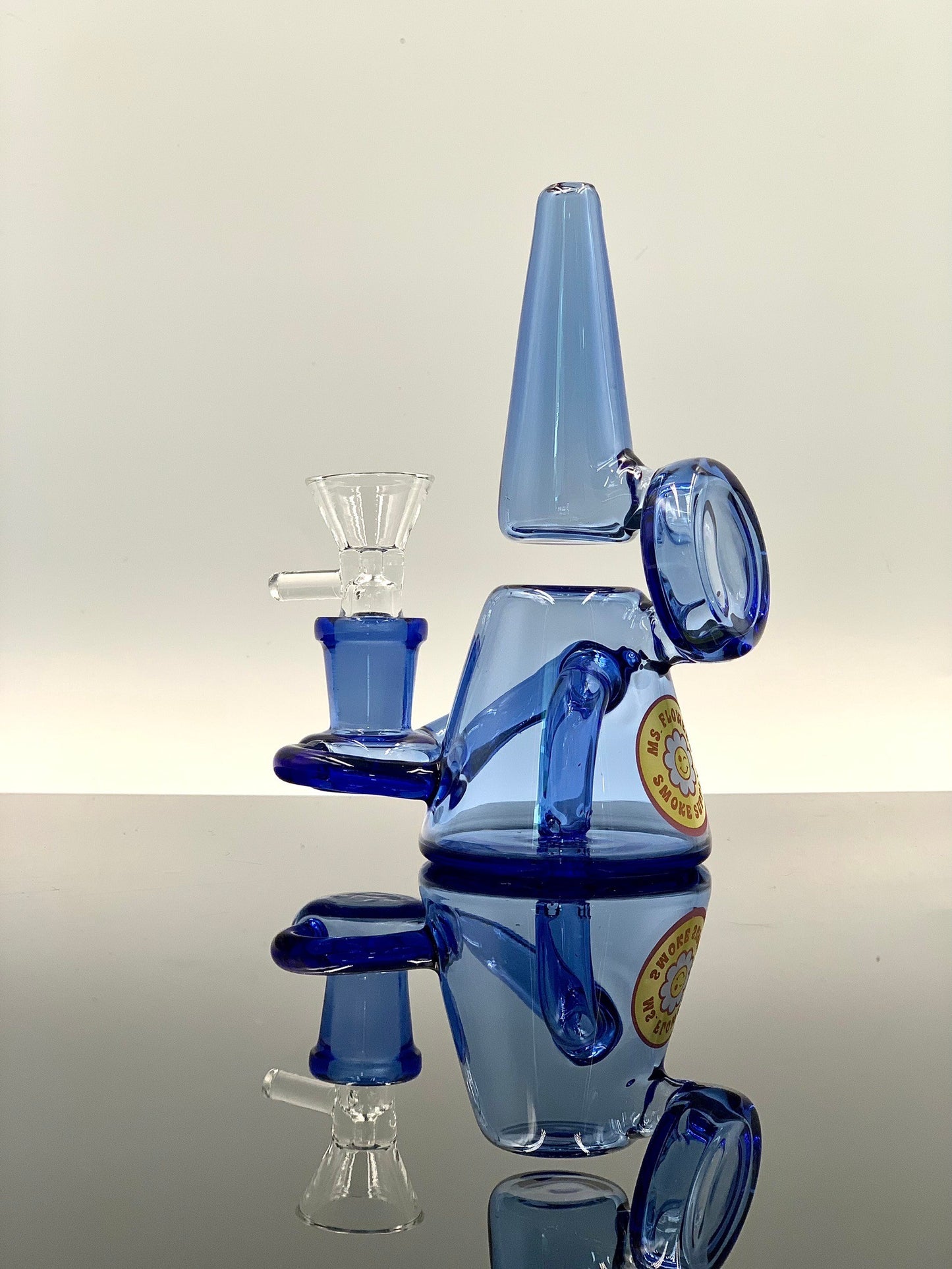Ms. Flowers® Mini Cone Cycler Dab Rig Recycler