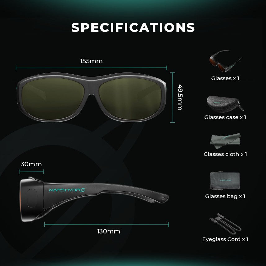 MARS HYDRO GROW ROOM GLASSES