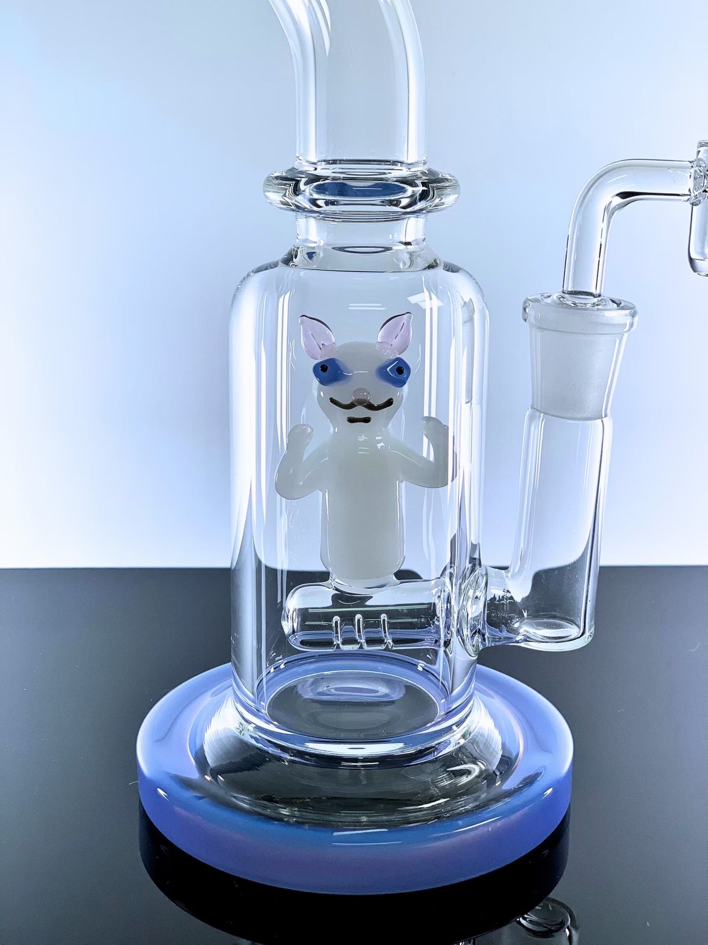 Rip N' Dip Little Cat Inline Diffused Perc Dab Rig 8 Inches (Limited Edition)