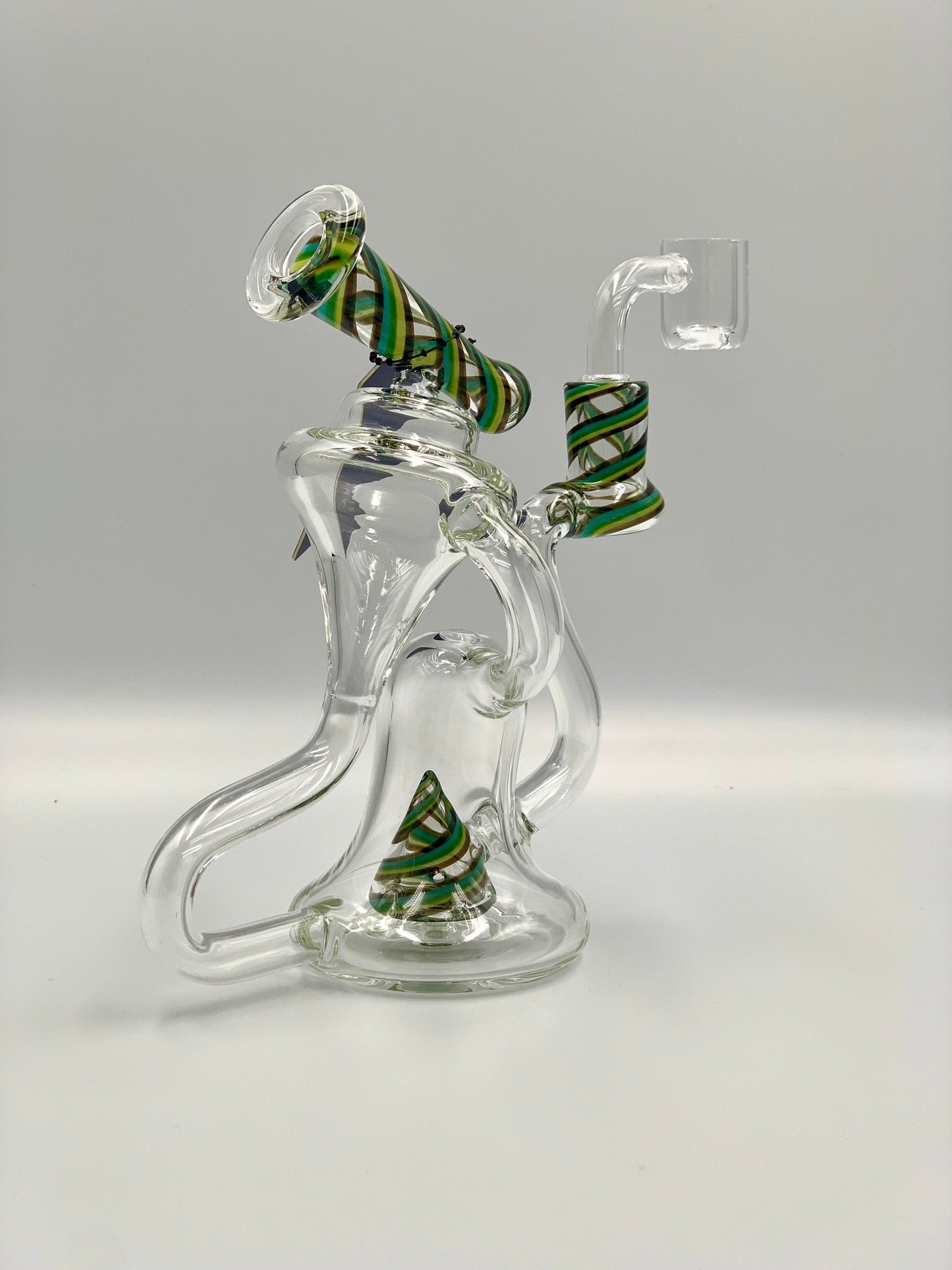 Phoenix Star 6.5 Inches Recycling Dab Rig With American Northstar Glass Rod