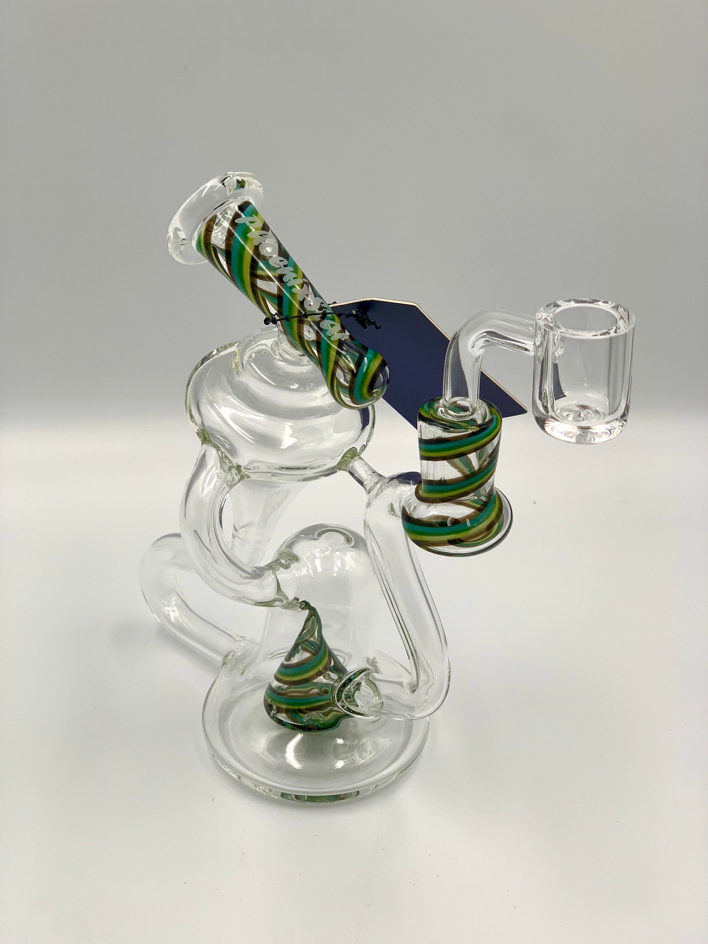 Phoenix Star 6.5 Inches Recycling Dab Rig With American Northstar Glass Rod