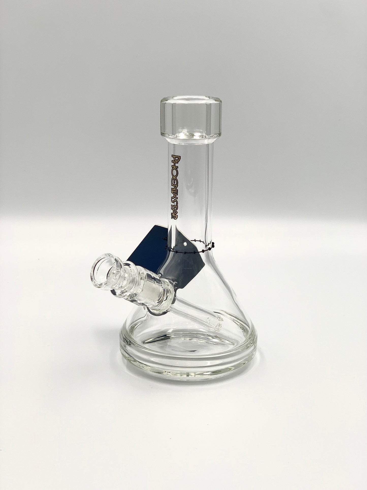Phoenix Star 6" Small Beaker Bong With Thick Mouth & Heavy Base